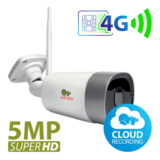 Telecamera IP Cloud Bullet IPO-5SP 4G da 5,0 MP